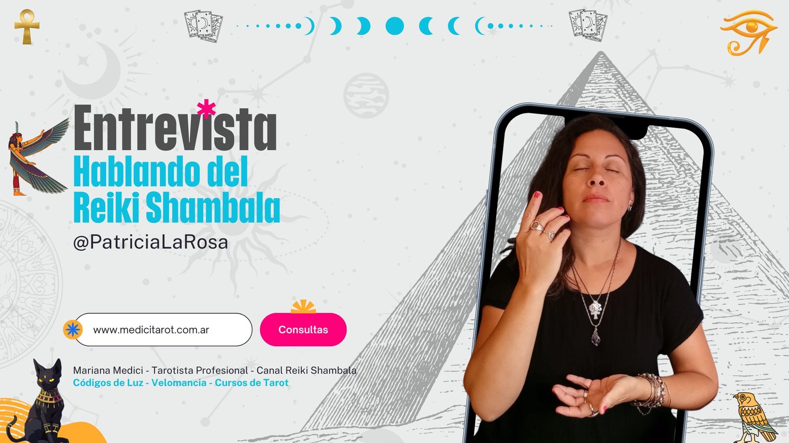 Entrevista con Patricia La Rosa, hablando del Reiki Shambala